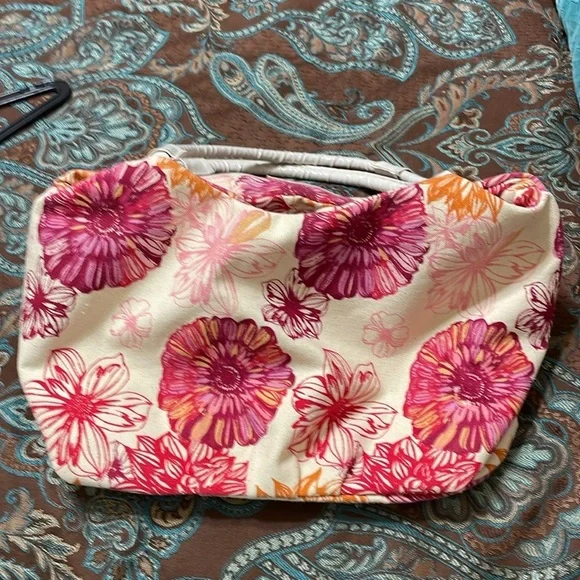 Women of Faith Floral Tote Bag with Pink and Orange Flowers - Picture 5 of 9